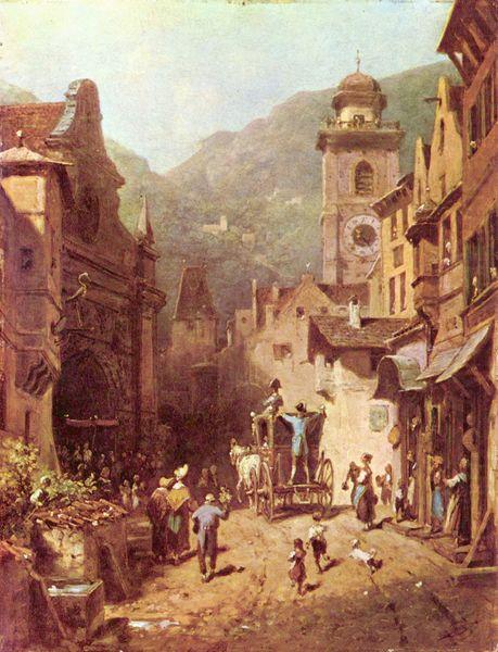 Der Besuch des Landesvaters, Carl Spitzweg